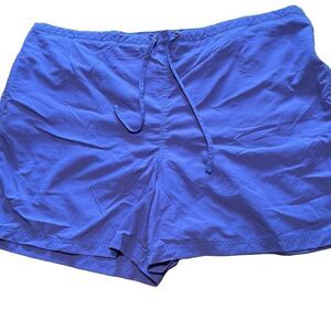 Blue shorts with pockets and internal mesh brief liner 2X
